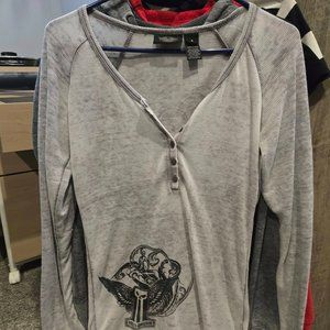 Harley Davidson willie g skull thermal with teal